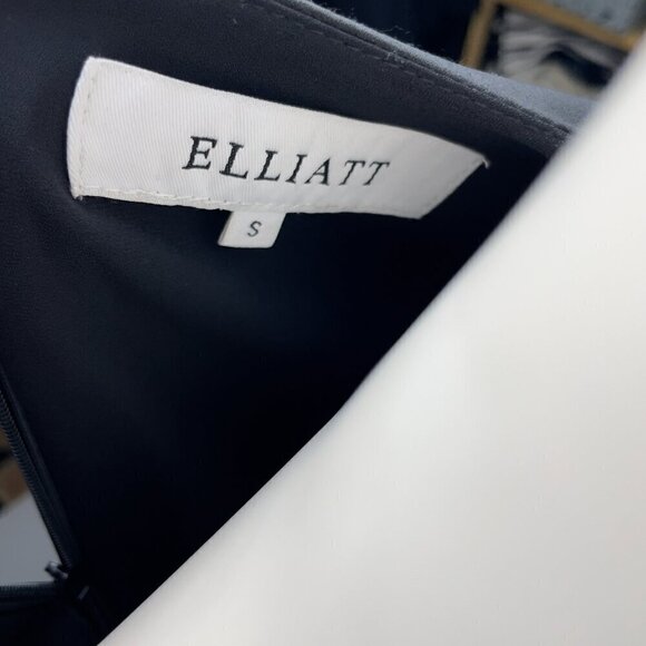 ELLIATT‎ REVOLVE V Neck Tailored Clean Workwear Formal Little Black Dress s S - Picture 5 of 7